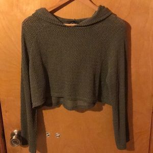 Crop top hoodie